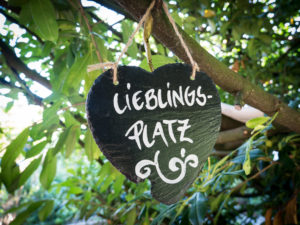 Garten in Steffis kleine Pension