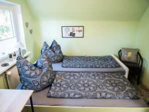 Grünes Doppelzimmer in Steffis kleine Pension