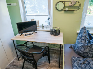 Grünes Doppelzimmer in Steffis kleine Pension