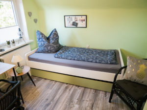 Grünes Zimmer in Steffis kleine Pension