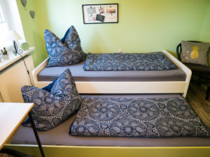 Grünes Doppelzimmer in Steffis kleine Pension